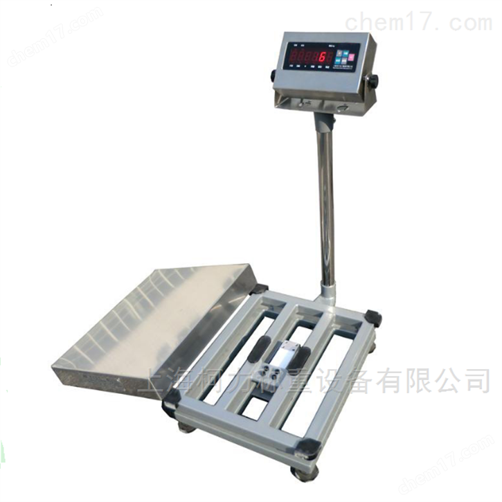 泰州食品廠用100kg304全不銹鋼防水電子臺(tái)秤